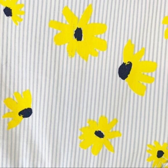 Zara Yellow Floral Print Tiered Ruffle Blouse - Picture 4 of 9